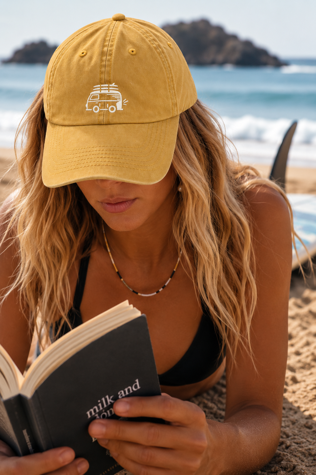 Beach van cap